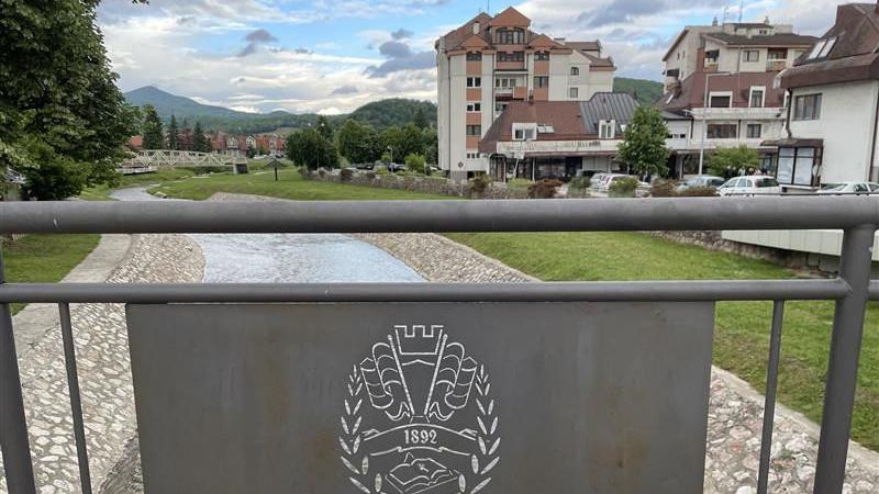 Most na reci Skrapež u centru Kosjerića